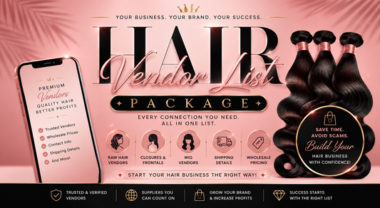 Hair Vendor List Package